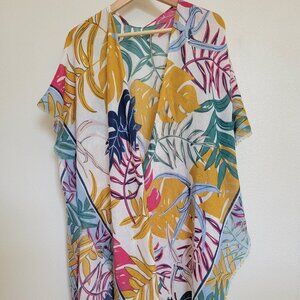 Tropical beach cover up
